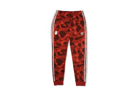 bape x adidas replica track pants|adidas Bape x adidas originals adicolor Track Pants Raw Red .